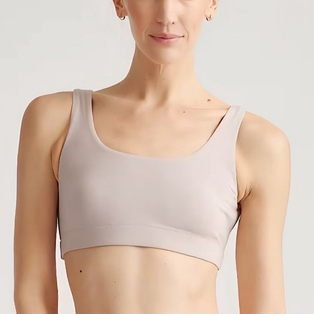 Quince Women's Organic Cotton Tank Bralette Size XS